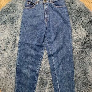 Vintage 80s ZENA Mom Jeans Made in USA Rigid Cotton Size 29